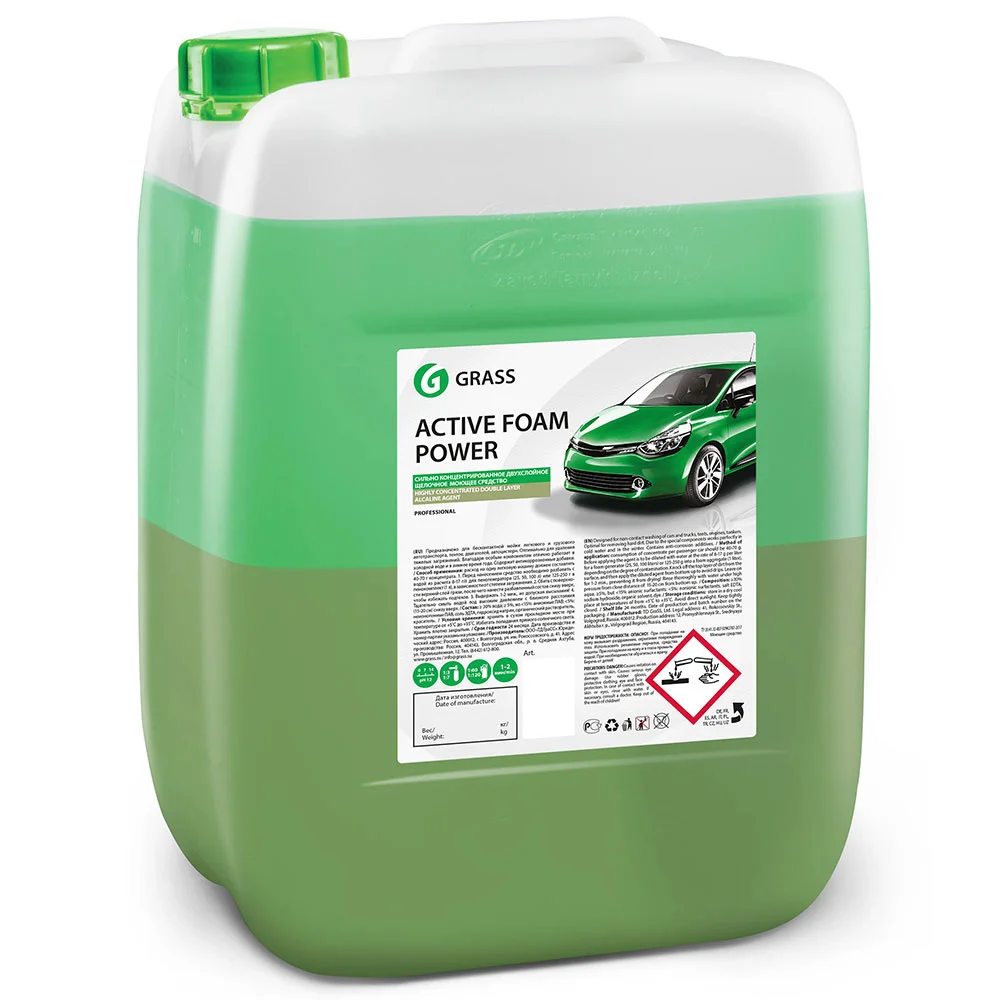 Grass Active Foam Power - Активная пена для бесконтактной грузовиков, 21 кг