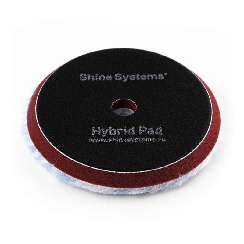 Shine Systems Hybrid Pad - гибридный полировальный круг, 155 мм - 2