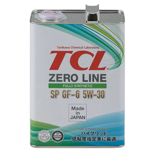 TCL Масло моторное TCL Zero Line Fully Synth, Fuel Economy, SP, GF-6, 5W-30, 4 л - 1