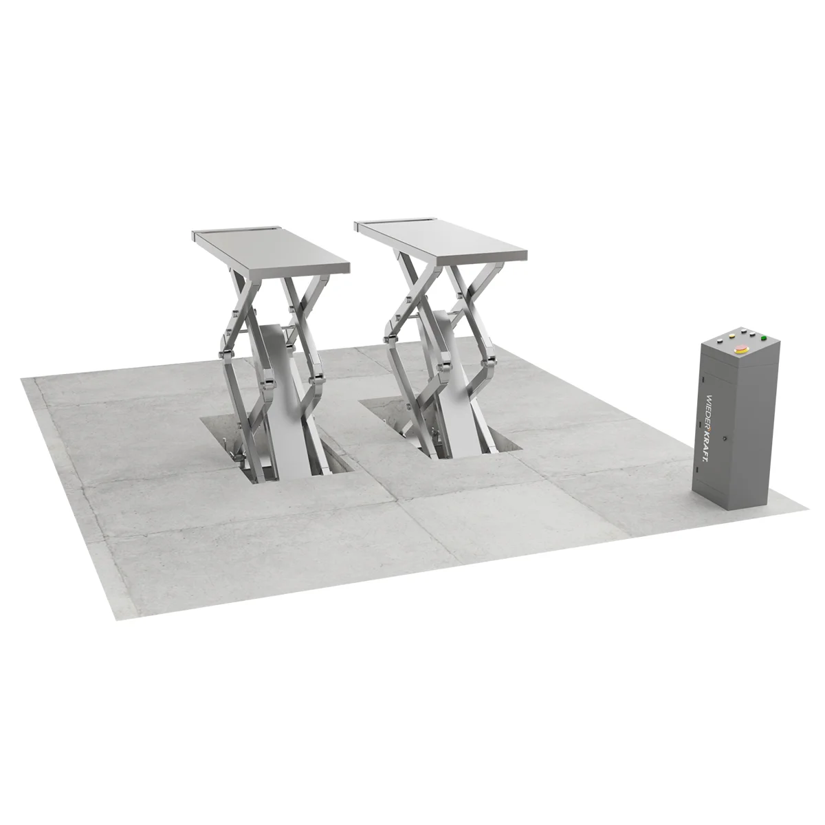 WDK-504/380 Подъемник ножничный заглубляемый 3,5 тонны, 380В