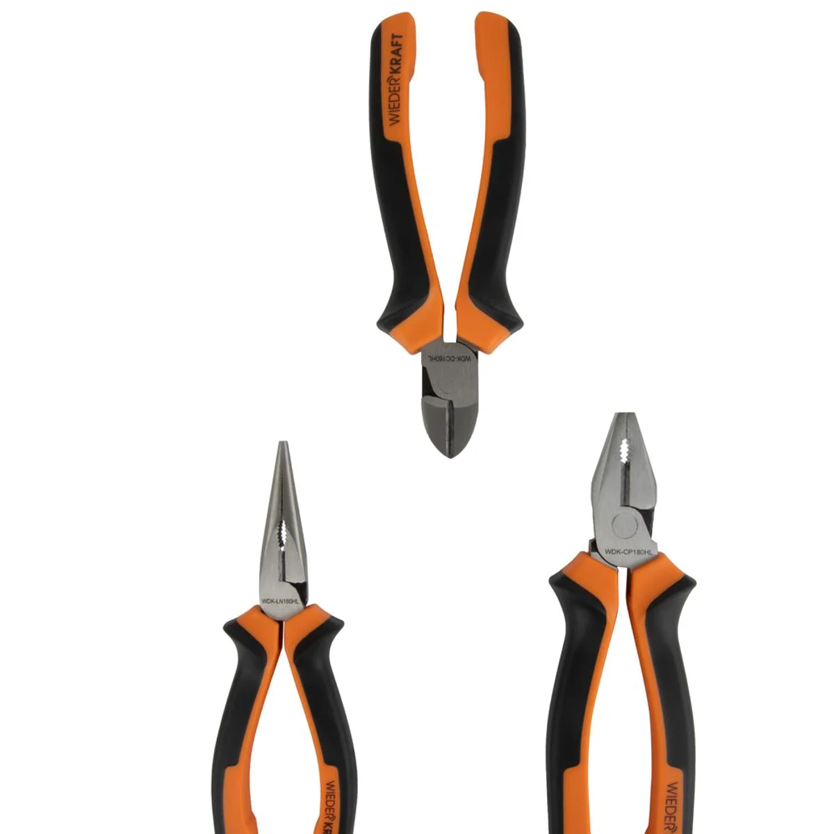 WDK-PHL368 Набор шарнирно-губцевого инструмента, 3 шт