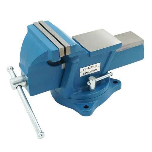 OPT-BV150 Профессиональные слесарные тиски поворотные с наковальней 150 мм - 1