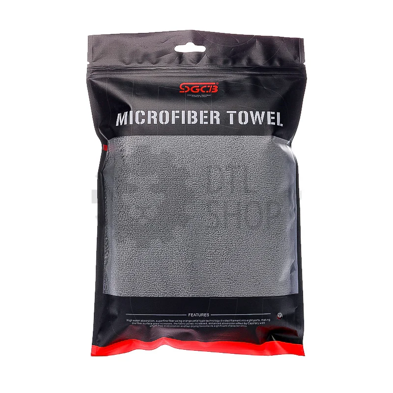 SGCB Miracle Cobra Towel - микрофибра для располировки составов 40*60см 380 г/м2 серая - 2