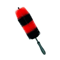 DTL Щетка для чистки колесных дисков, черно-красная, XL
